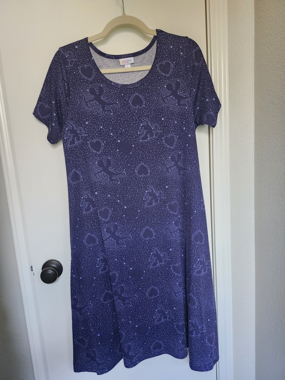 LuLaRoe Jessie Heart, Cupid & Star Dress L